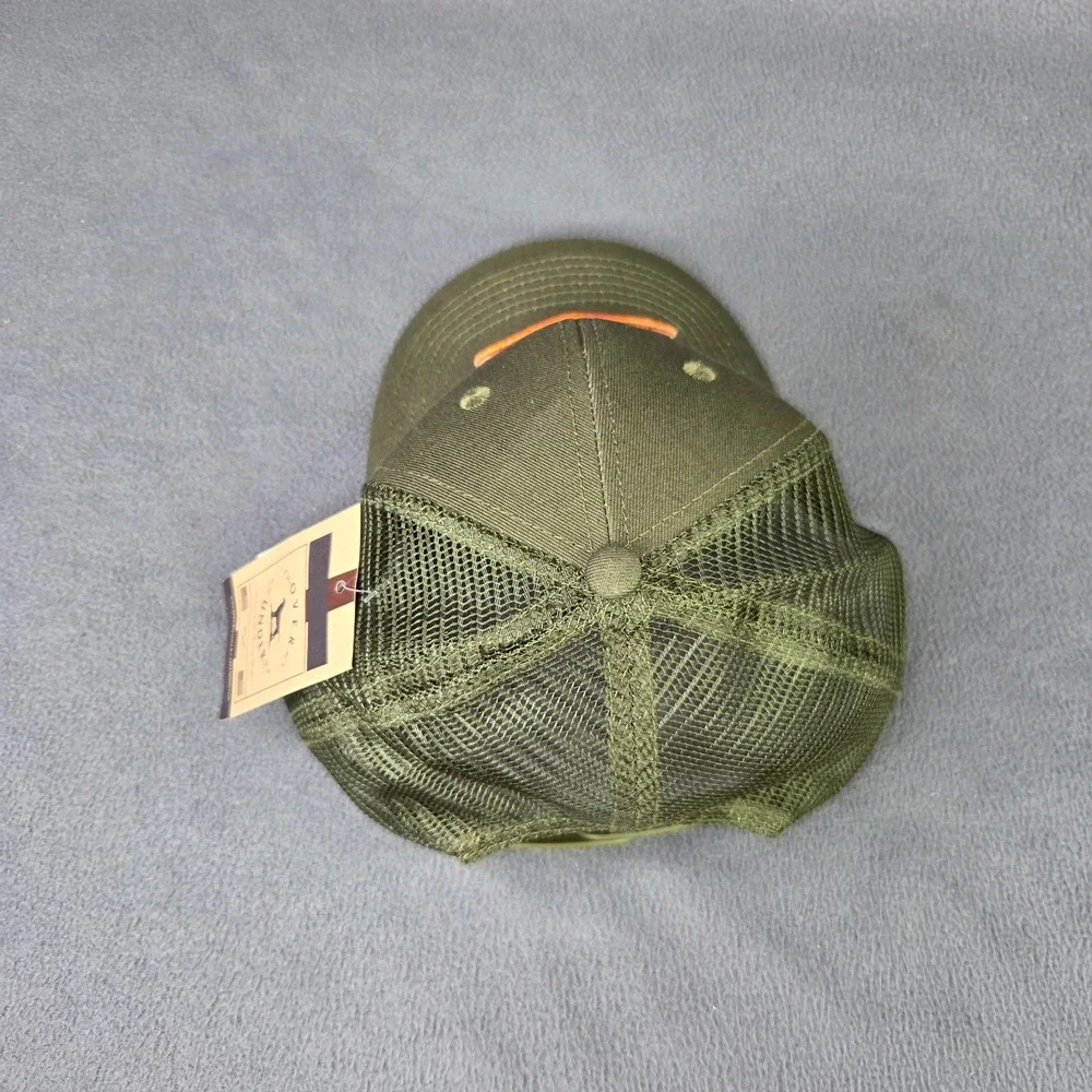 Over Under Clothing Hat Green Mesh Back Loden Trucker Hunting Snapback NEW